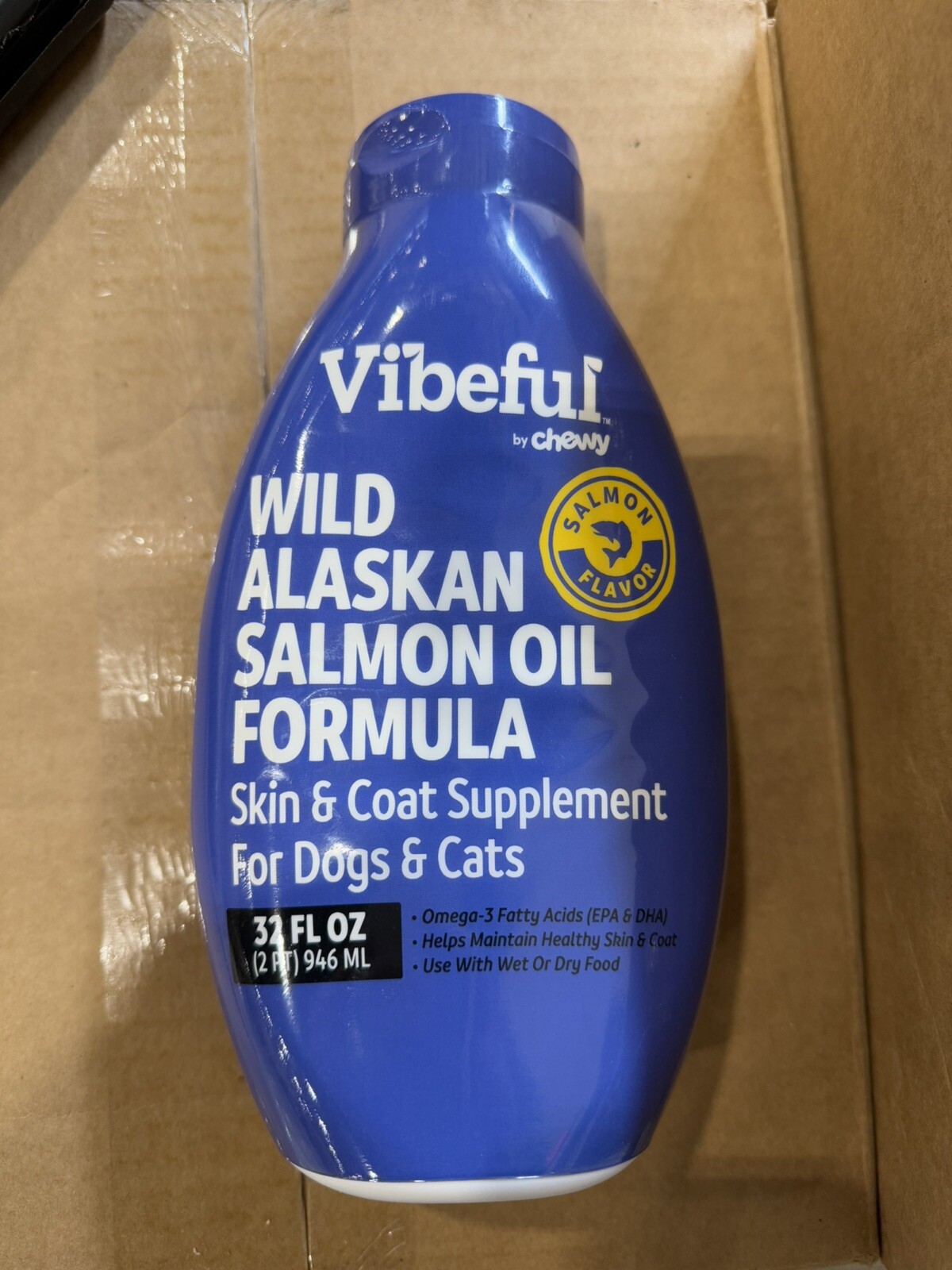 Vibeful Wild Alaskan Salmon Oil For Dogs&Cats 32oz