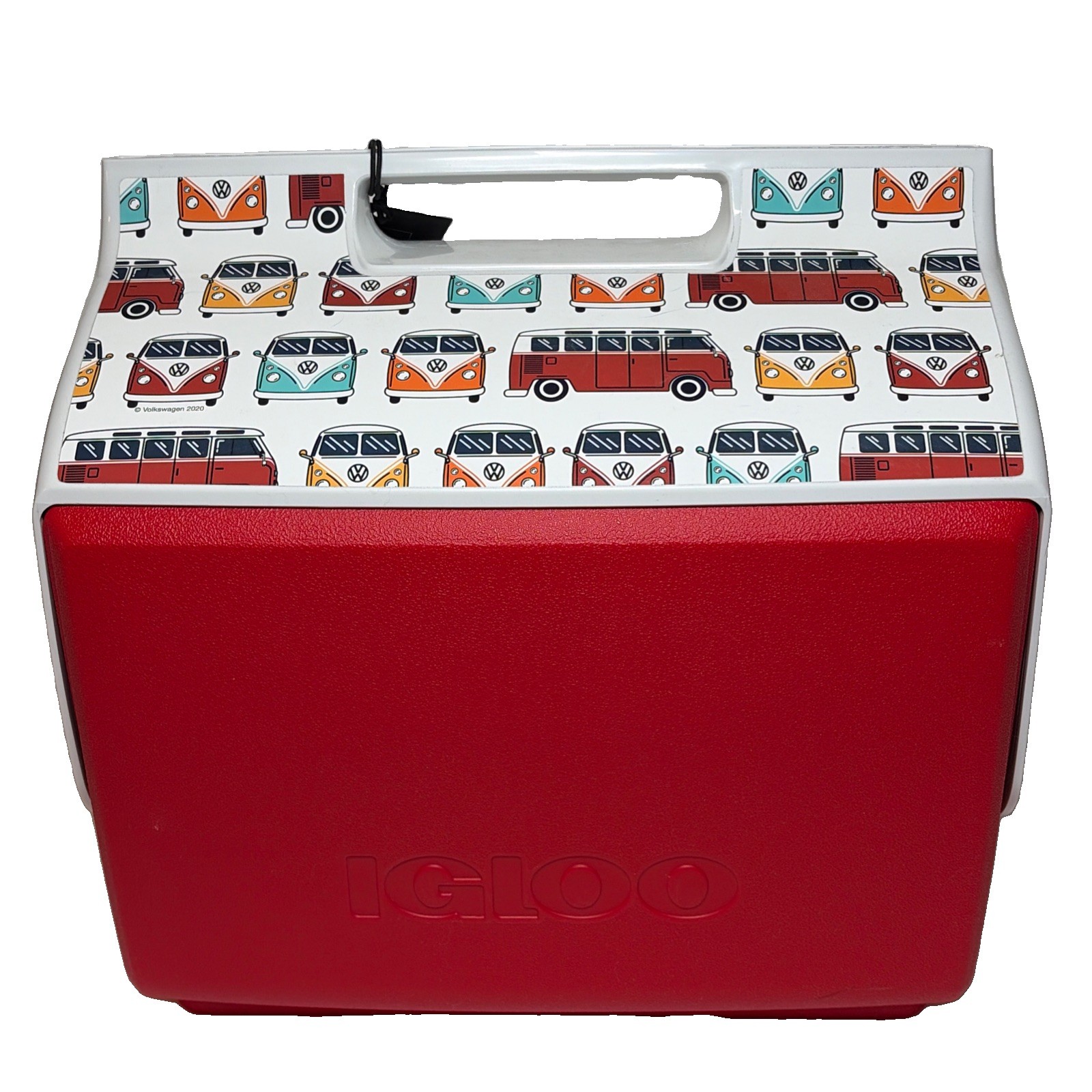 Igloo Playmate VW Bus Repeat Cooler  Retro Volkswagen 14 Qt Red NWT
