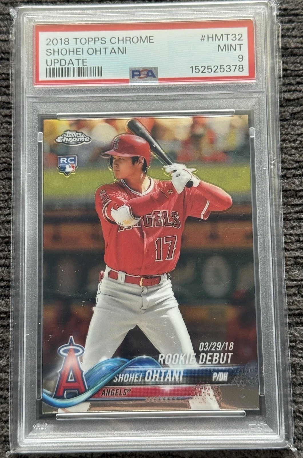 2018 topps chrome Shohei Ohtani rookie debut 🔥🔥Chase Pack 🔥🔥