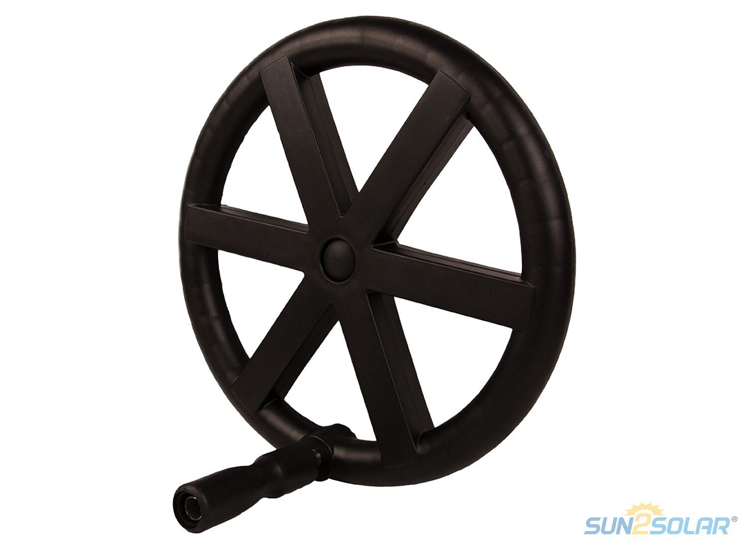 Sun2Solar Replacement Crank Wheel with Handle for Easy Gear Solar Reel