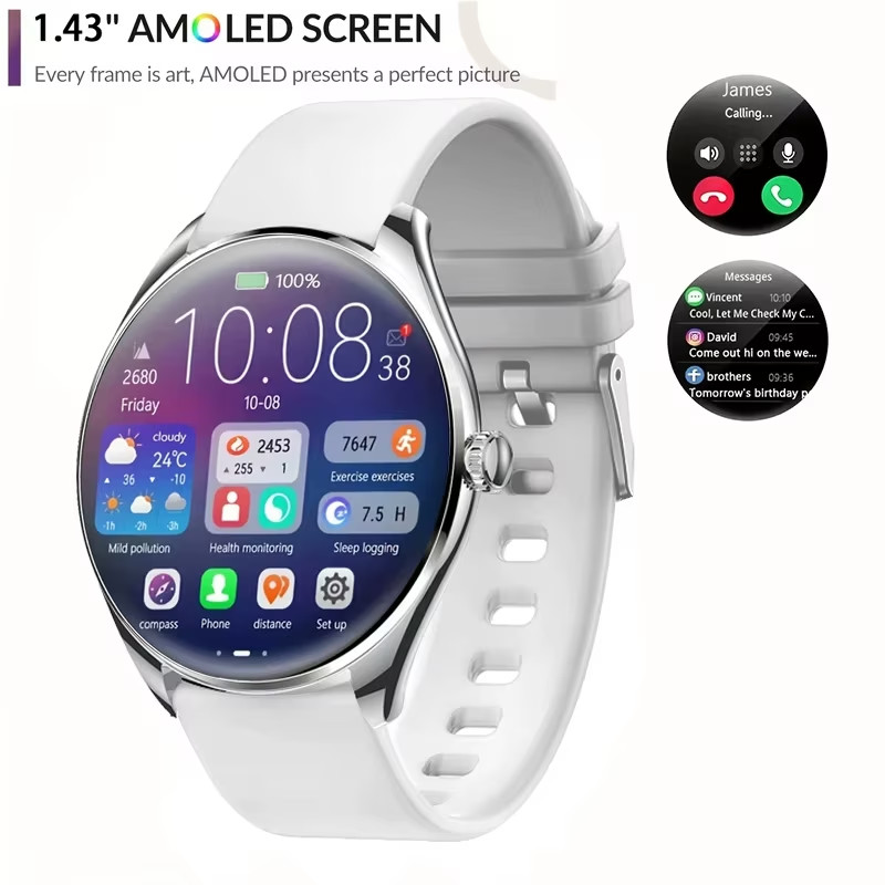2026 Ultra Slim Smart Watch For Men Women, Waterproof Smartwatch iPhone Samsung