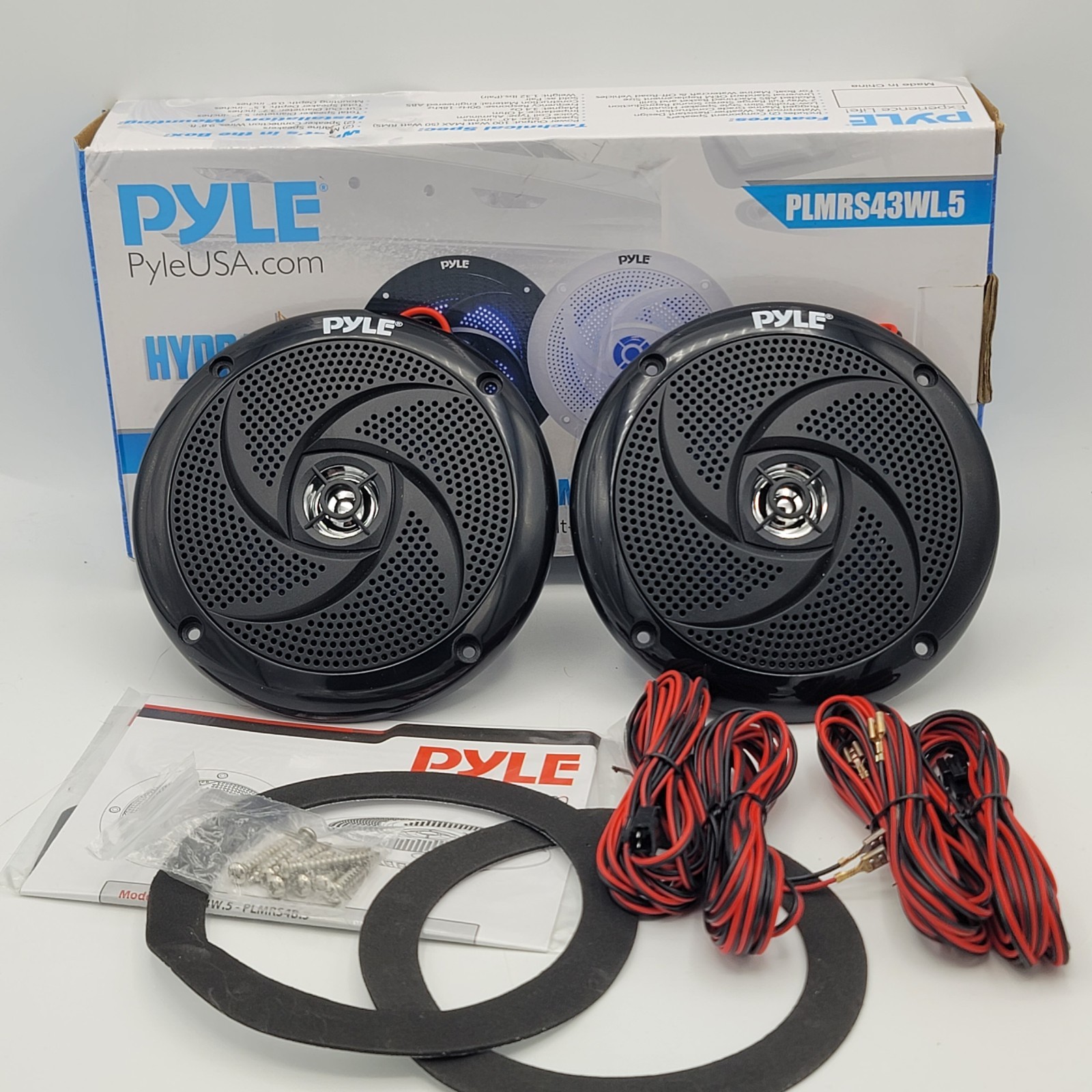 Pyle Hydra PLMRS43BL.5 Waterproof Marine Speakers 4\