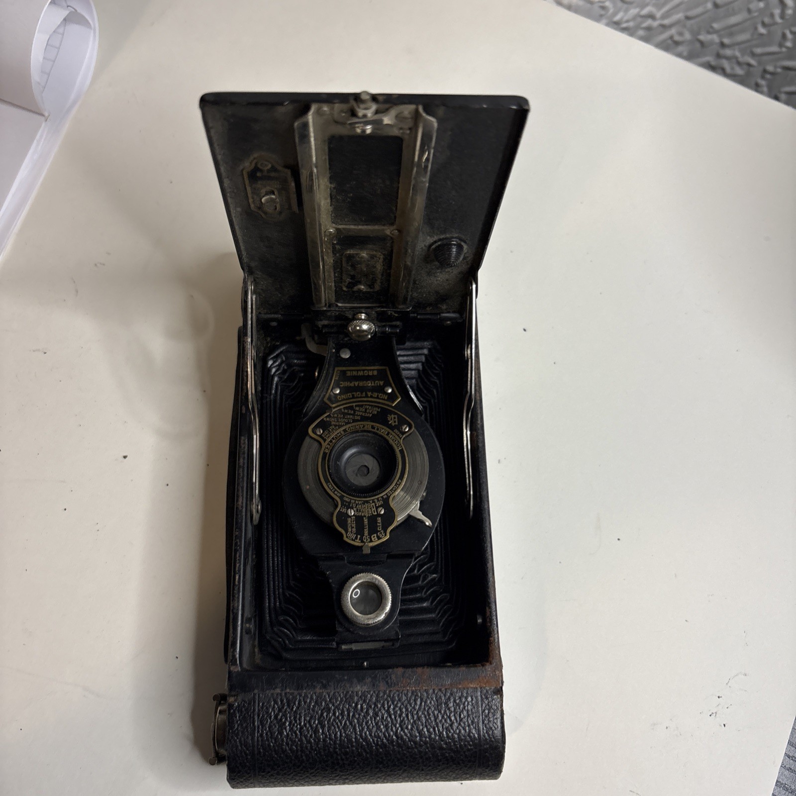 Vintage Kodak 2A Folding Autographic Brownie Film Camera Untested Parts Vintage Kodak 2A Folding Autographic Brownie Film Camera Untested Parts