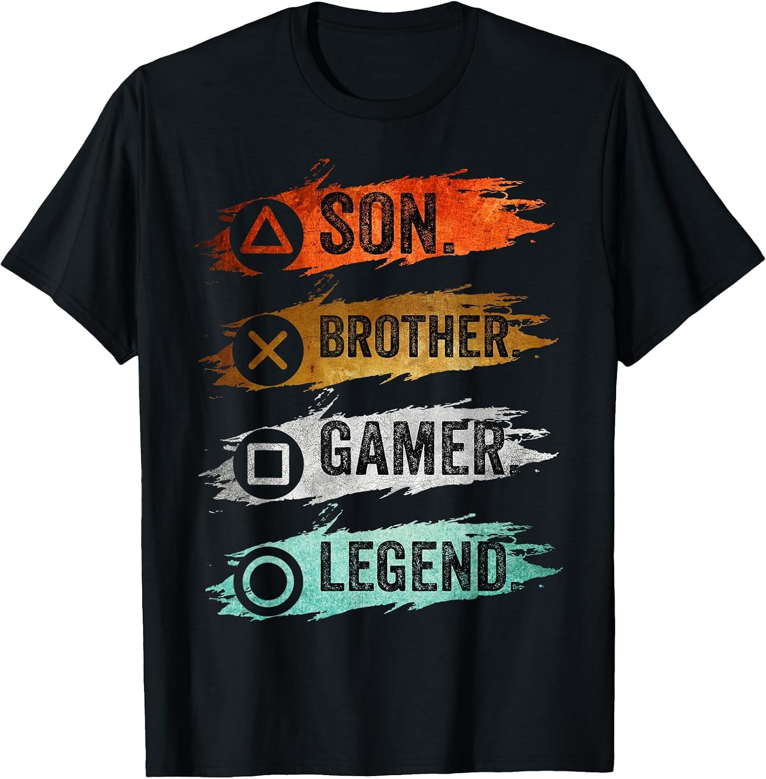 Funny Gamer Vintage Video Games for Boys Brother Son T-Shirt Funny Gamer Vintage Video Games for Boys Brother Son T-Shirt
