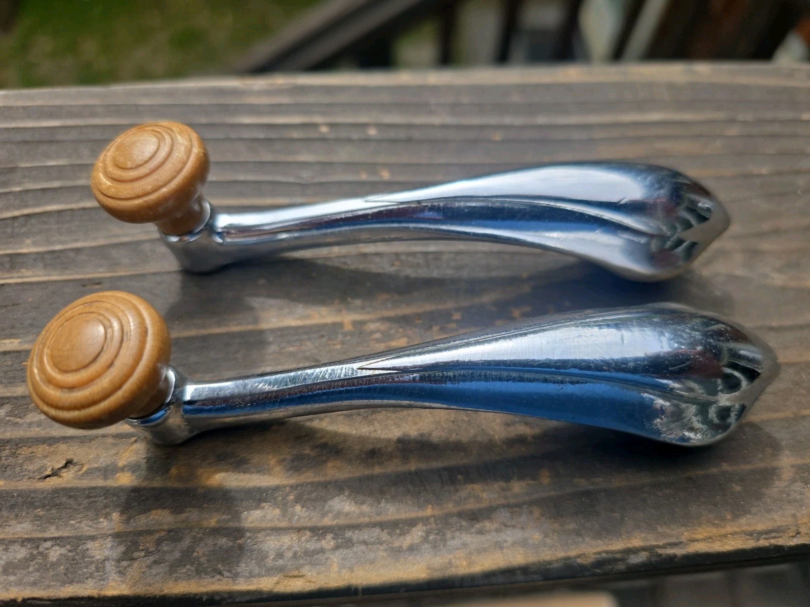 Pair of 2 OEM 1941-1948 Ford Window Lift Crank Handle NICE 
