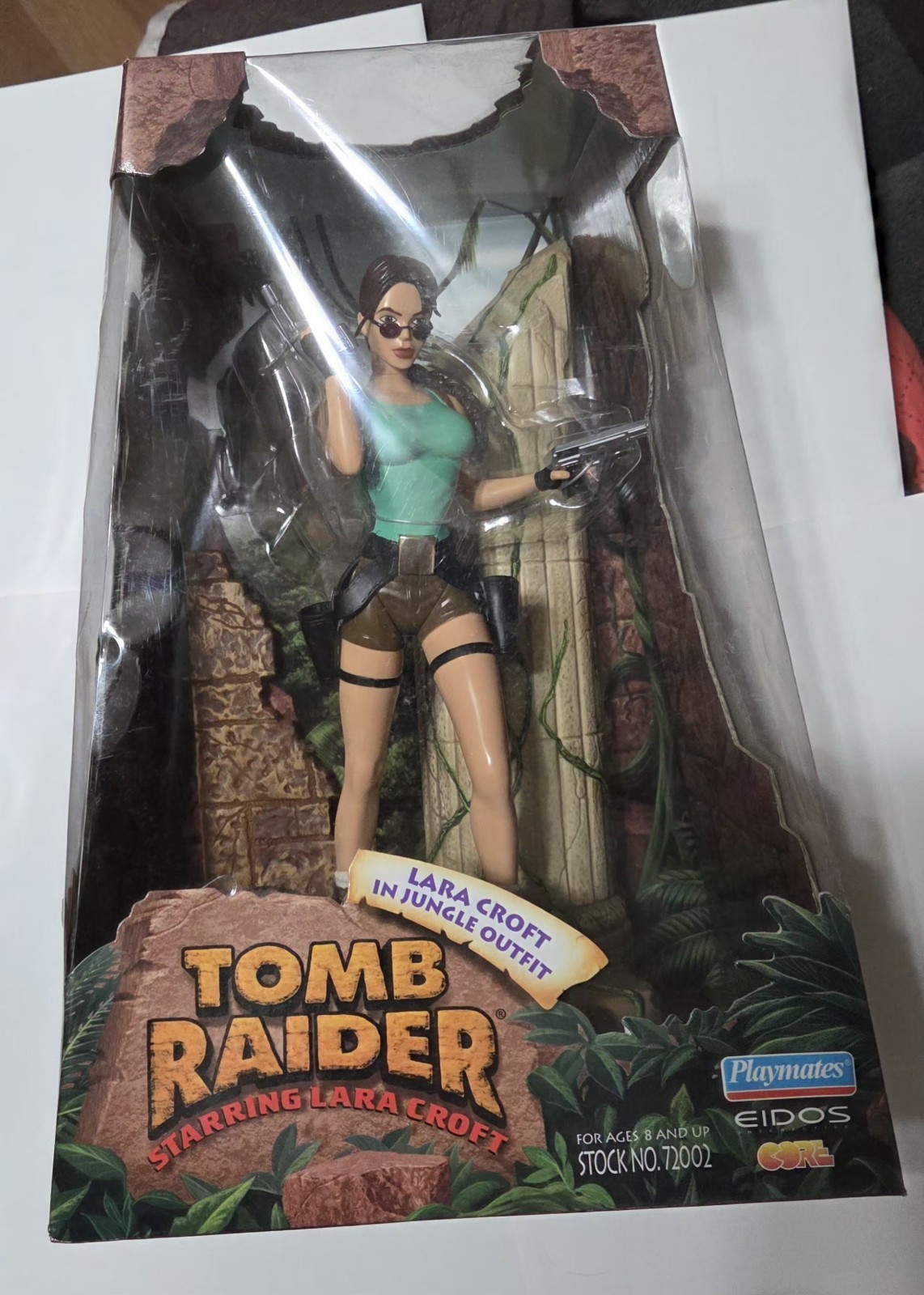 Lara Croft Jungle Outfit Playmates Tomb Raider Action Figure Display 72002