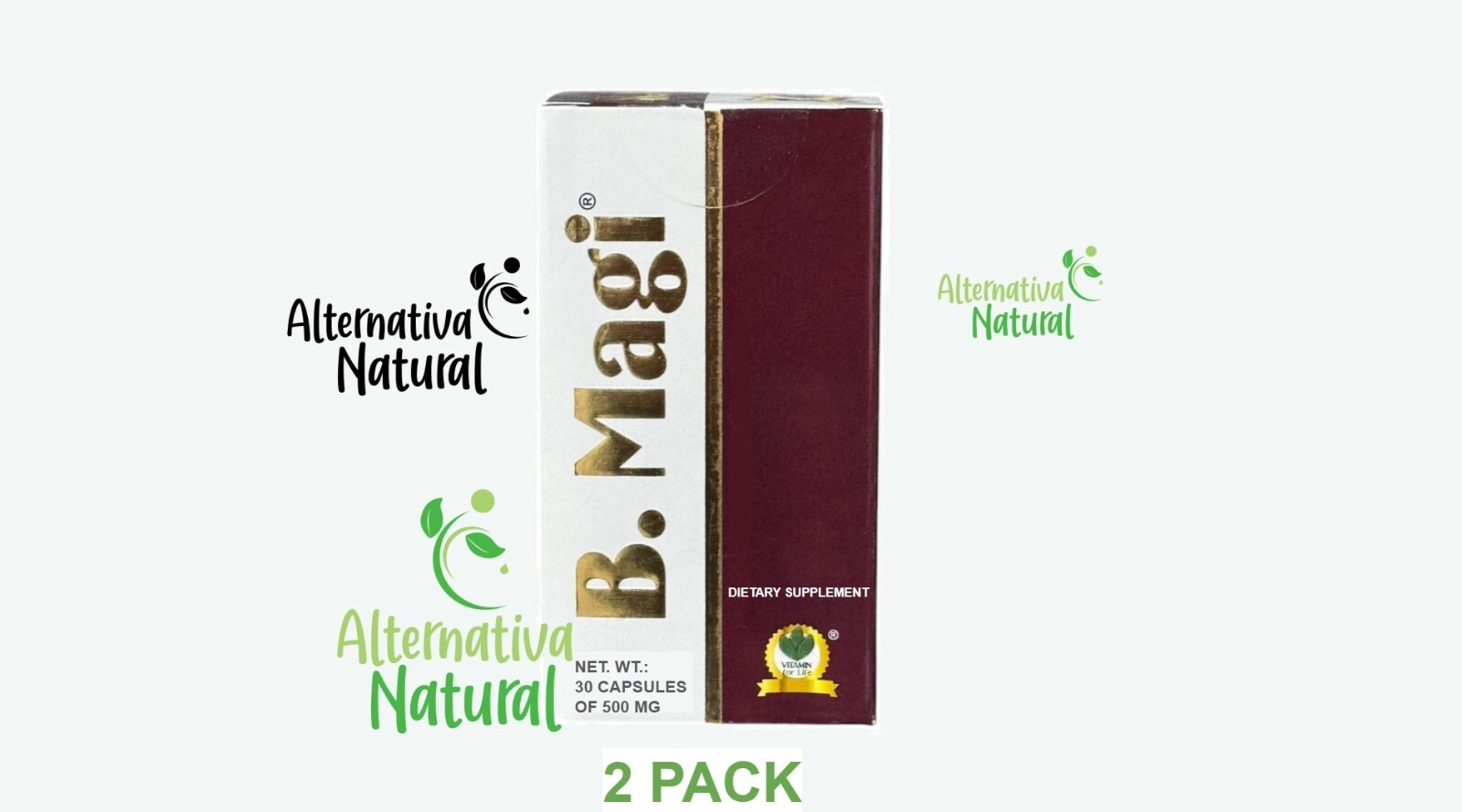 2 PACK B - MAGI 60 Caps 500 MG Weight Loss