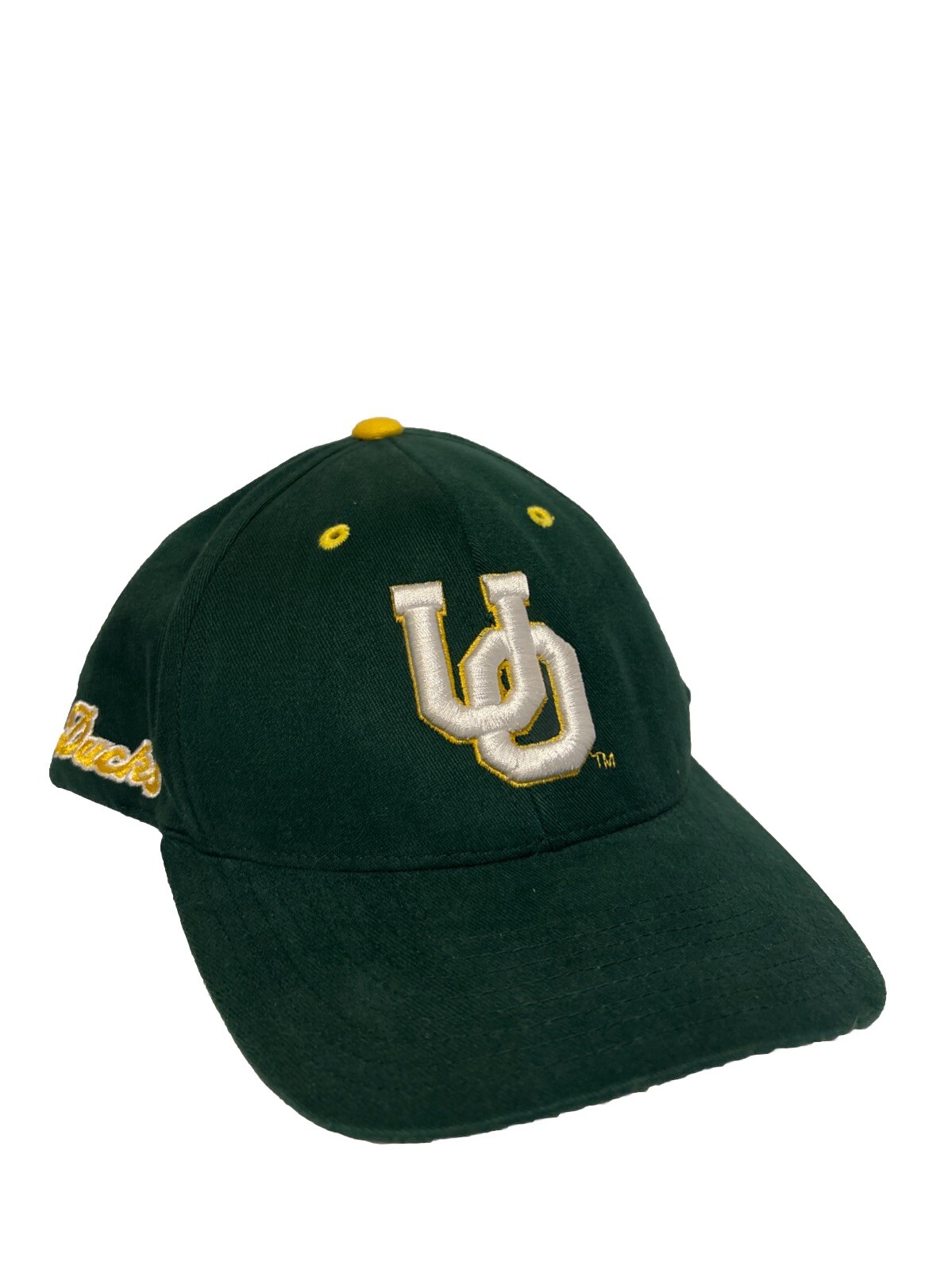 NEW Vintage Oregon Ducks Team Spirit Adjustable Hat Embroidered 