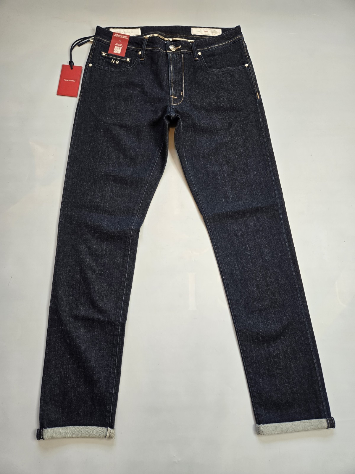 TRAMAROSSA MICHELANGELO REGULAR FIT 5 POCKET STRETCH MEN\'S BLUE JEANS SIZE 34