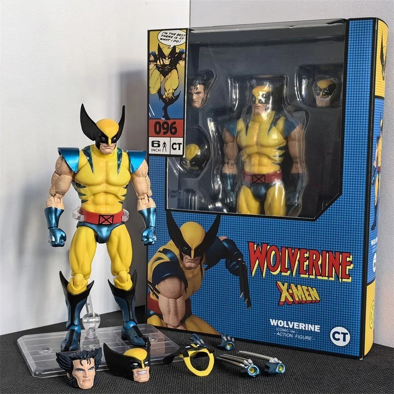 Genuine Ct Toys Wolverine Anime Figure Mafex 138 Deadpool 3 Movie Action Figure 