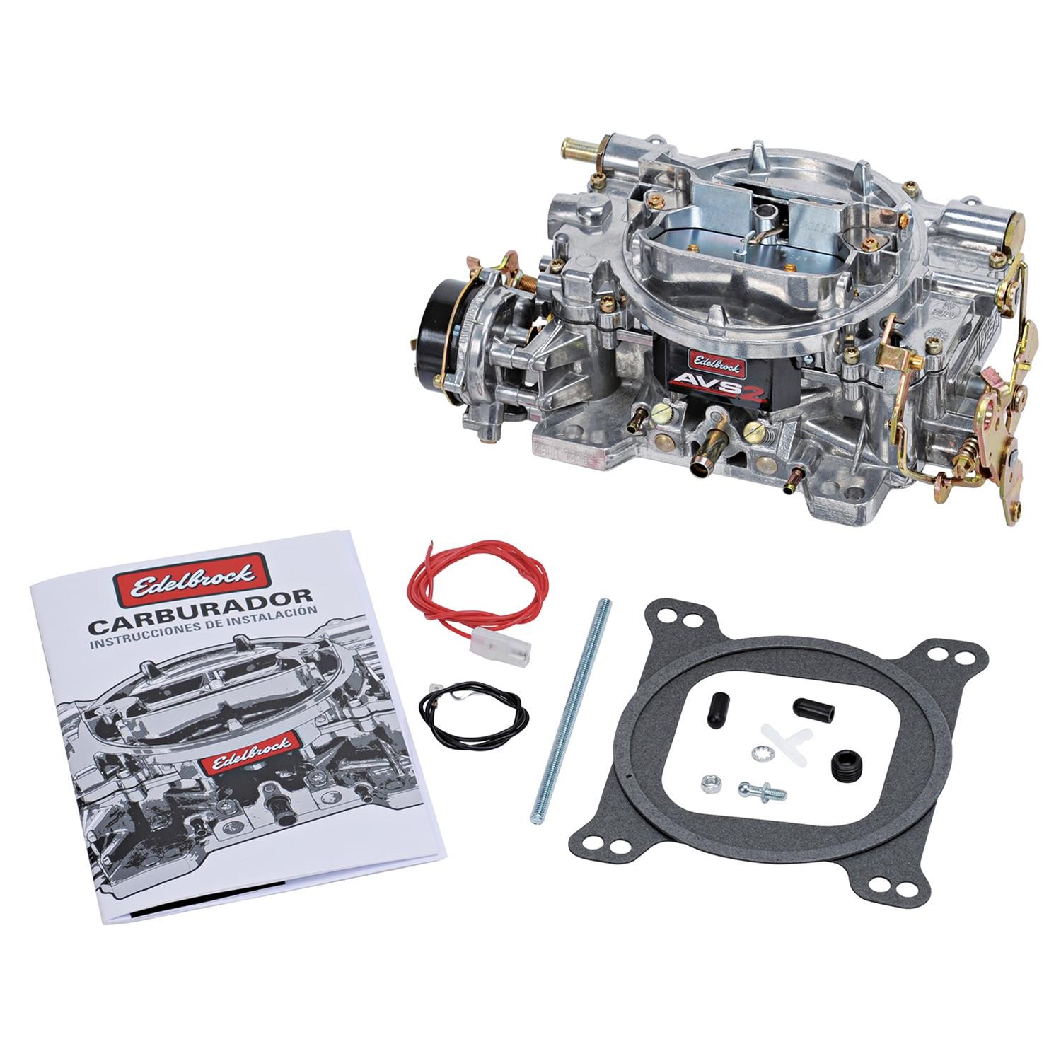Edelbrock Carburetor 19069; AVS2 - Remanufactured 650 4 Barrel Electric Choke