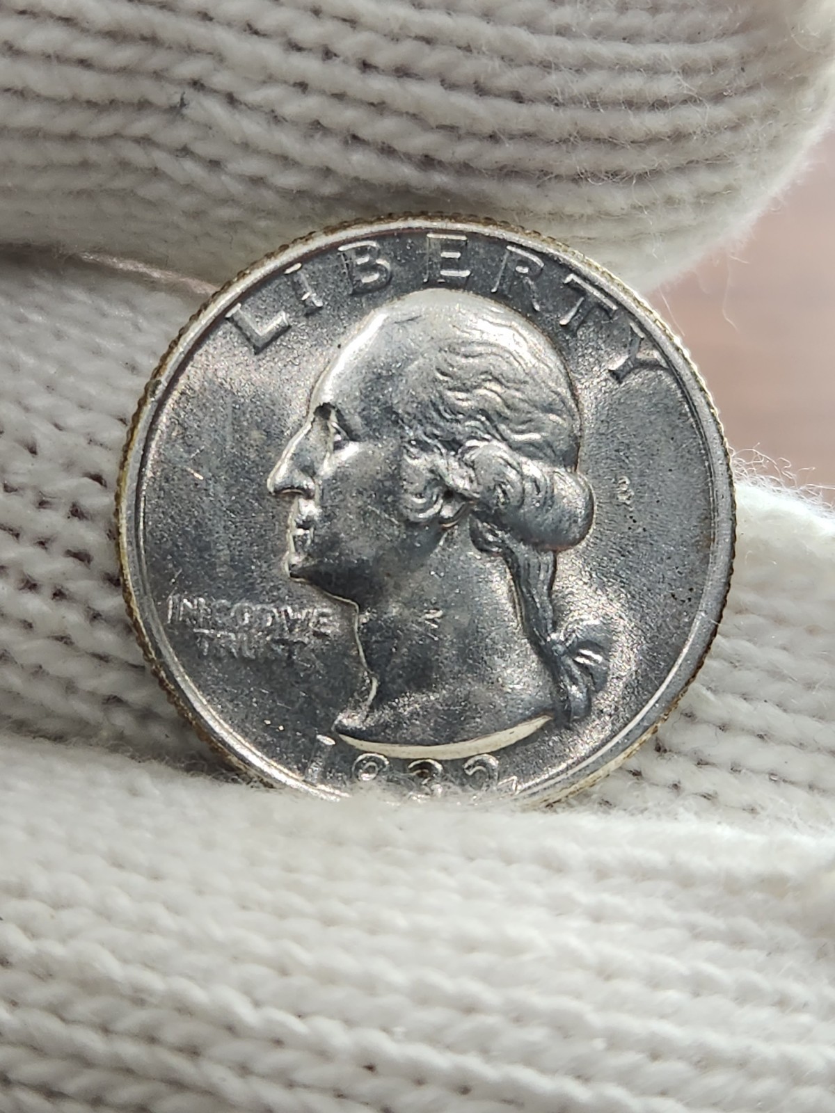 Blast White BU 1932-P Washington Quarter BU 90% Silver (VIDEO) [001297]
