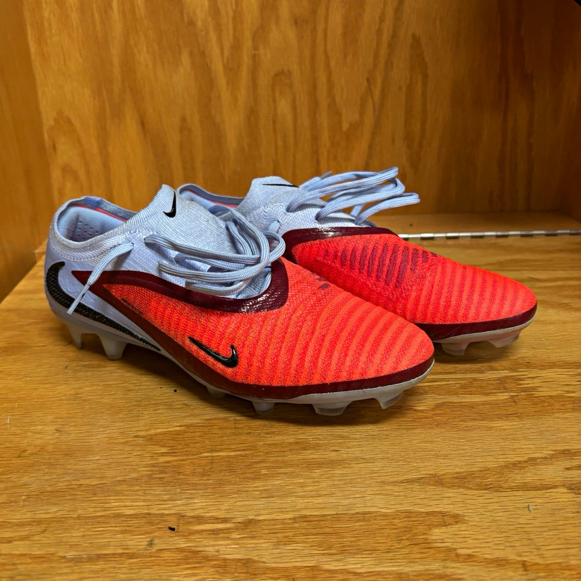 Nike Phantom Unisex Soccer Cleats US 8.5 Molded Studs Red/White/Black Nike Phantom Unisex Soccer Cleats US 8.5 Molded Studs Red/White/Black