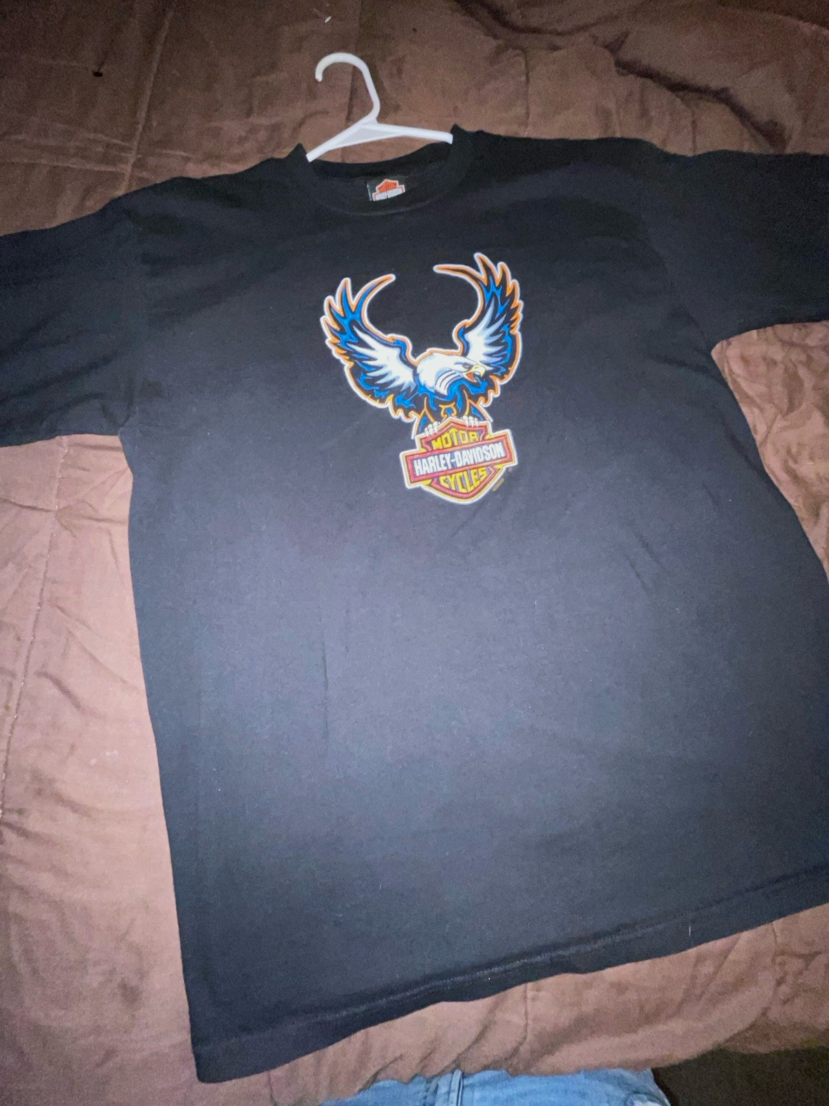 Vintage 1998 Harley-Davidson Motorcycles Made In USA Graphic Black T-shirt Sz XL Vintage 1998 Harley-Davidson Motorcycles Made In USA Graphic Black T-shirt Sz XL