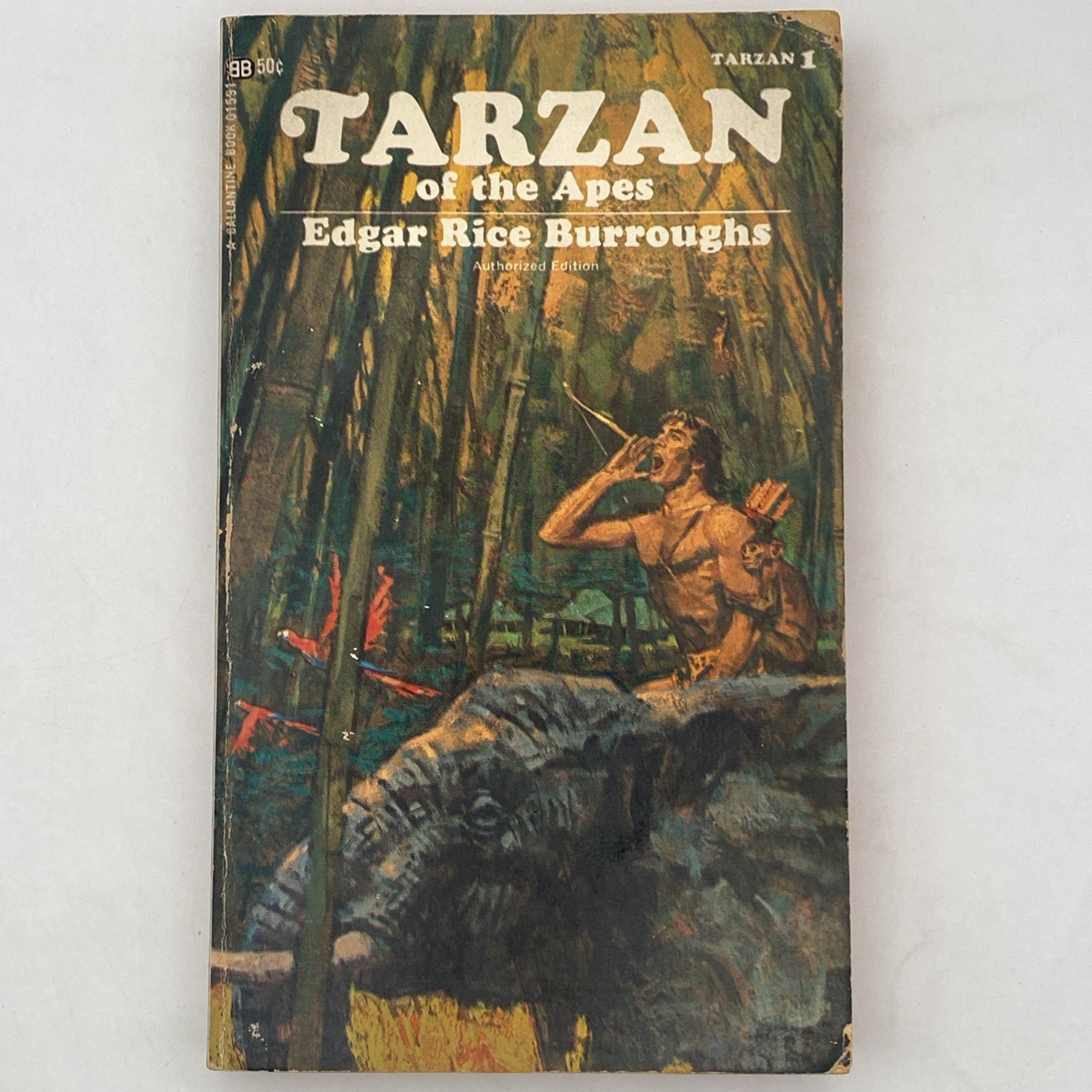Tarzan of the Apes Tarzan #1 Edgar Rice Burroughs Vintage 1969 Ballantine PB Tarzan of the Apes Tarzan #1 Edgar Rice Burroughs Vintage 1969 Ballantine PB