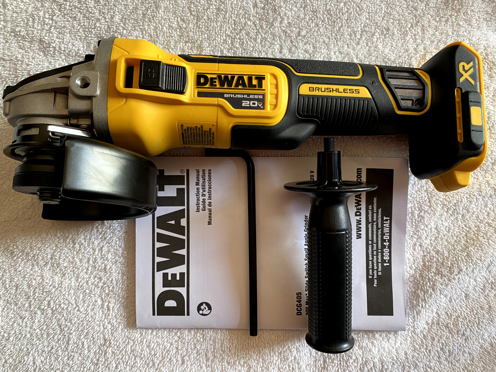 New Dewalt DCG405B 20V 20 Volt Max XR 4-1/2\