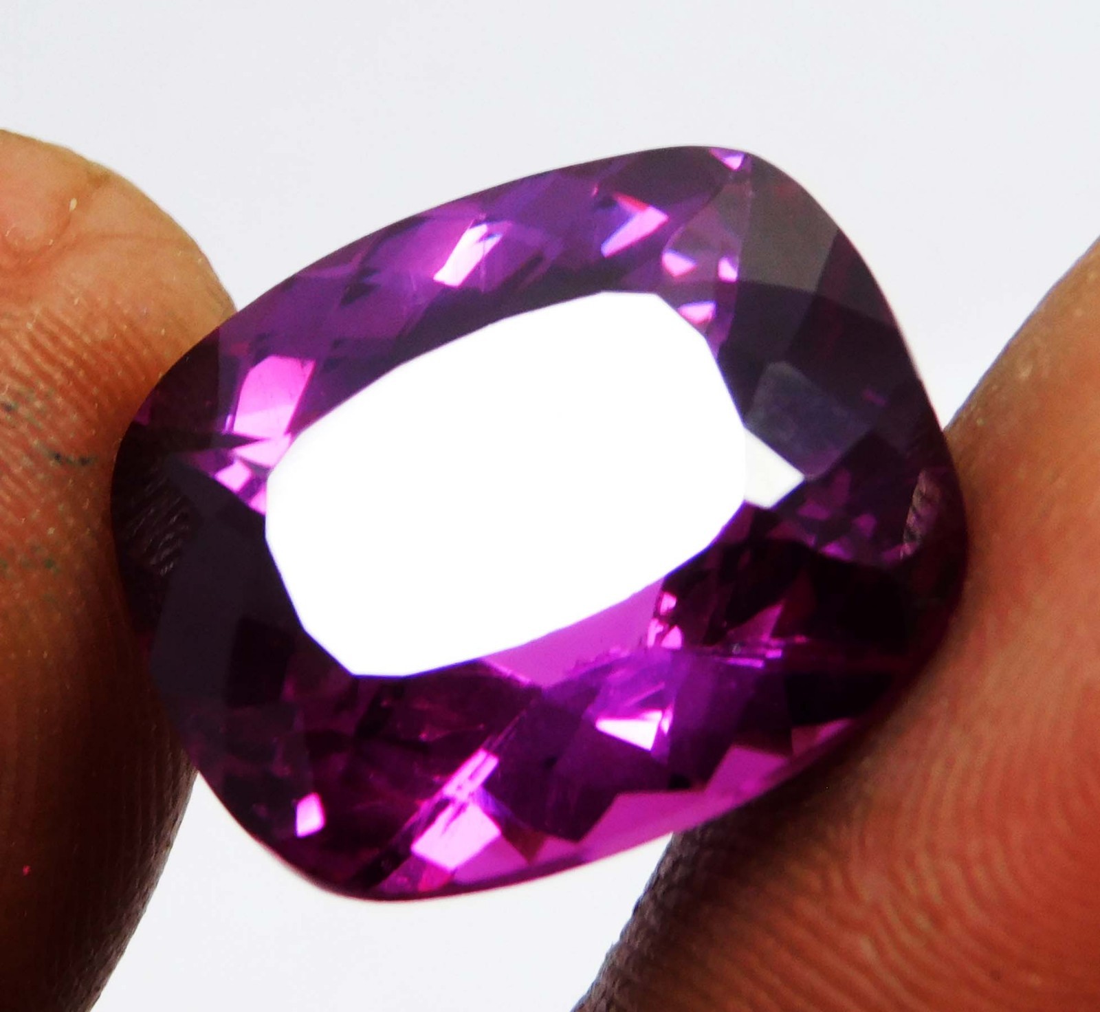 Certified Natural 16.10 Ct Purple Blue Taaffeite Cushion Cut Loose Gemstone @