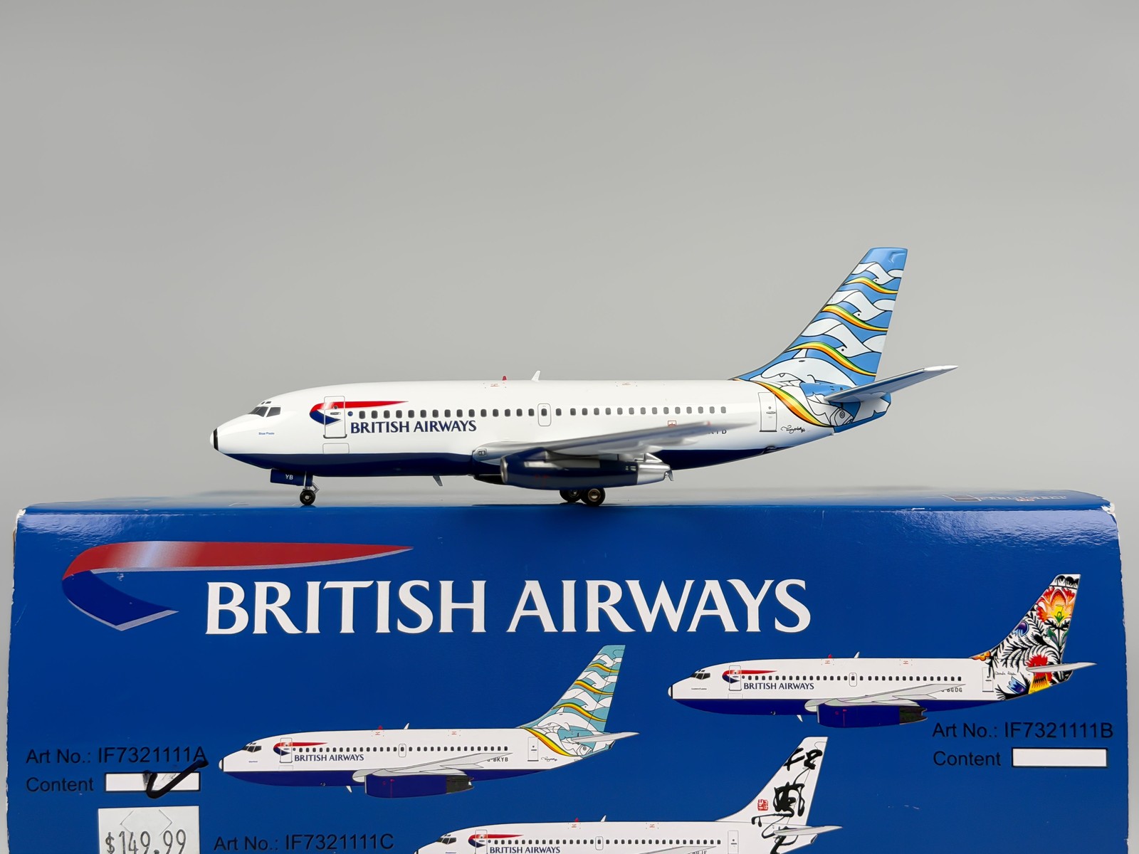 InFlight200 1:200 British Airways Boeing 737-200 G-BKYB InFlight200 1:200 British Airways Boeing 737-200 G-BKYB
