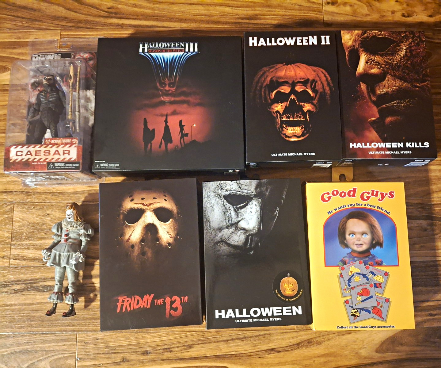 NECA Horror Figure Lot - Michael Myers Jason Chucky Good Guys Halloween Kills