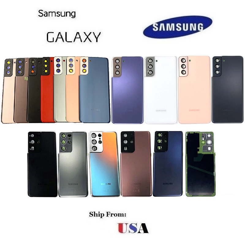 OEM Samsung S21/S22/S23/S24/S25/S26 Series back glass replacement w/ camera lens OEM Samsung S21/S22/S23/S24/S25/S26 Series back glass replacement w/ camera lens