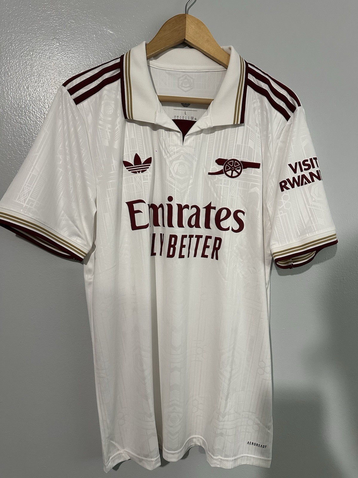NWT Authentic Adidas Arsenal 2025/26 Third Soccer Jersey L JI9556