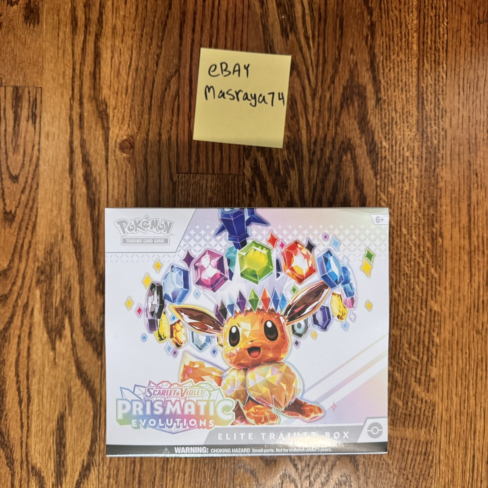 POKEMON TCG PRISMATIC EVOLUTIONS ETB ELITE TRAINER BOX FACTORY SEALED NEW POKEMON TCG PRISMATIC EVOLUTIONS ETB ELITE TRAINER BOX FACTORY SEALED NEW