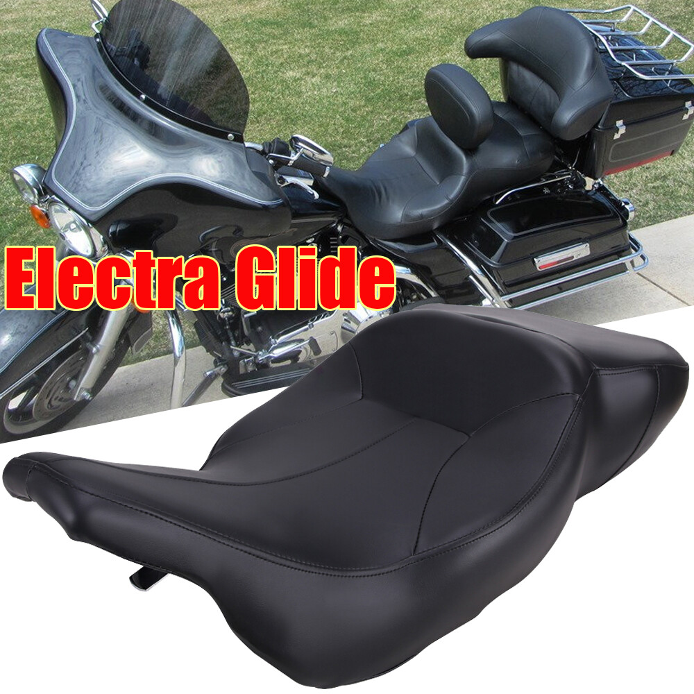 Low-Profile Driver Passenger Seat Pillion For Harley Electra Glide Ultra Classic