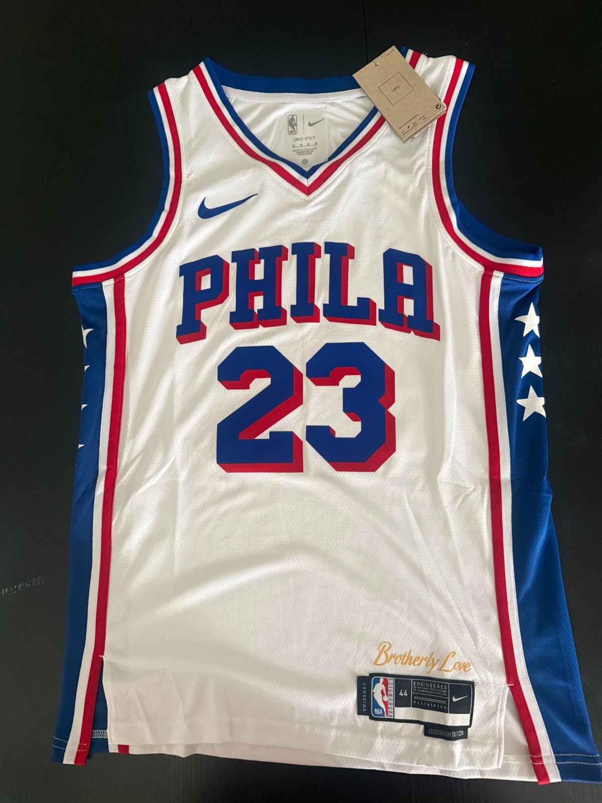 Philadelphia 76ers White Lebron James Jersey