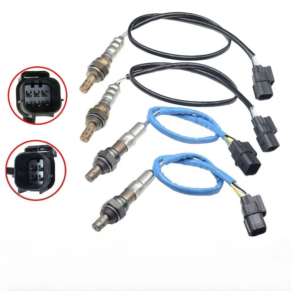 4PCS Up+Downstream Oxygen Sensor For 2008-2017 Honda Odyssey EX-L Touring 3.5L