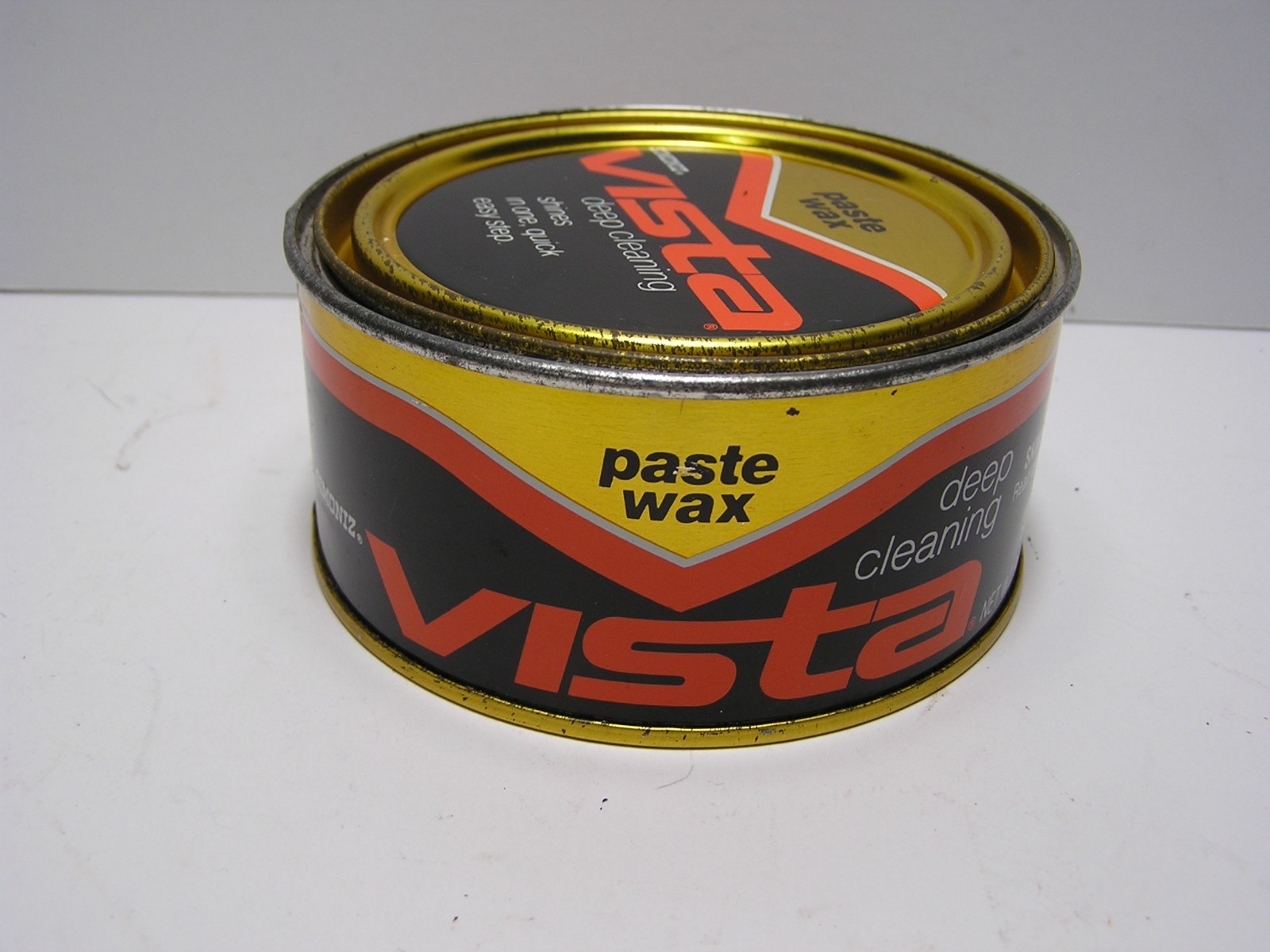 Vintage Simoniz Vista Car Wax Can Vintage Simoniz Vista Car Wax Can