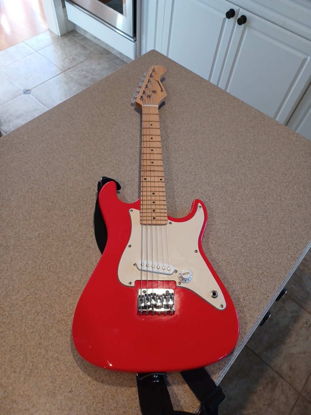 Burswood E1ectric  Red guitar