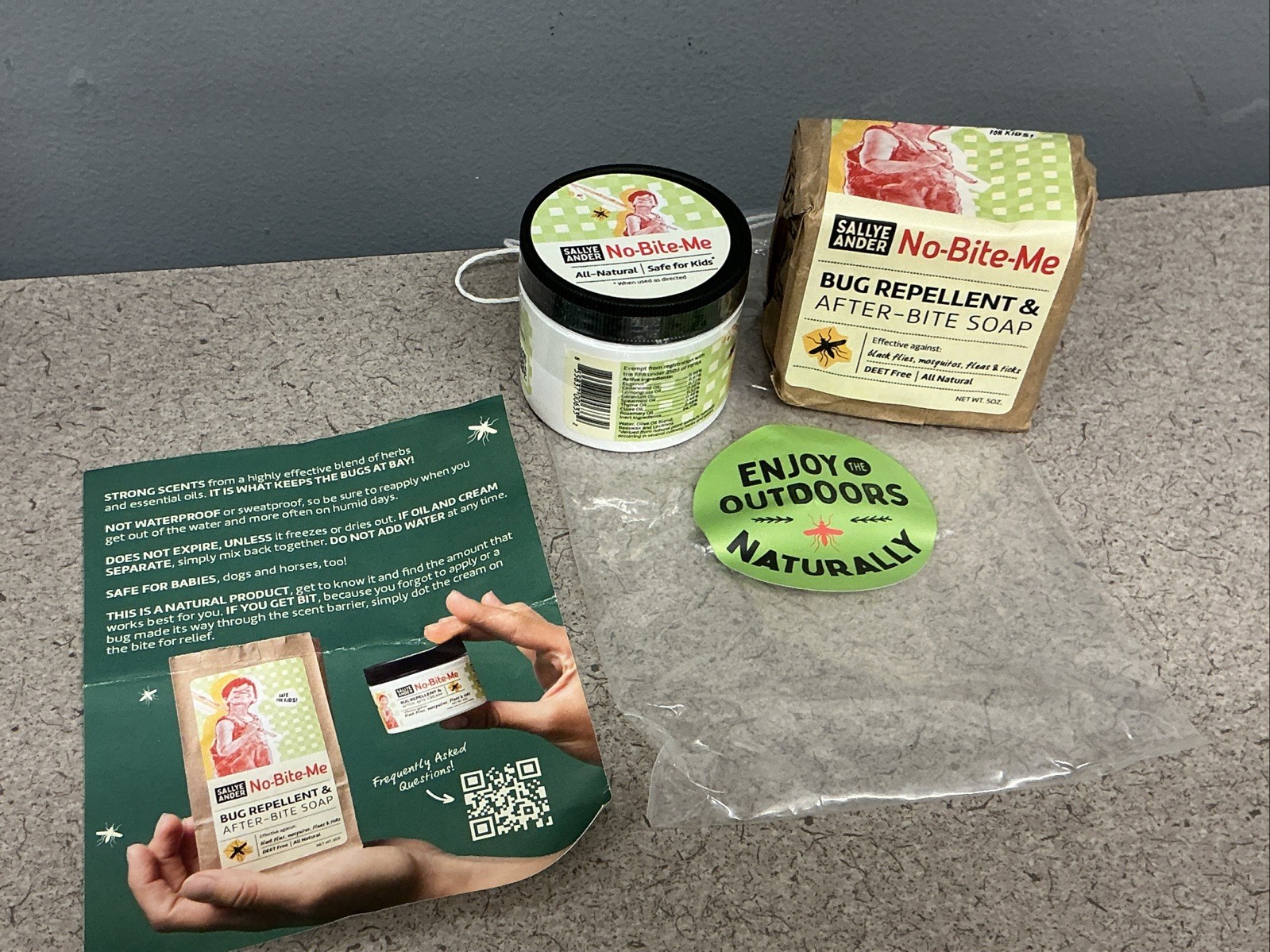 SALLYE ANDER No Bite Me Cream & Soap Set. Best Price ANYWHERE