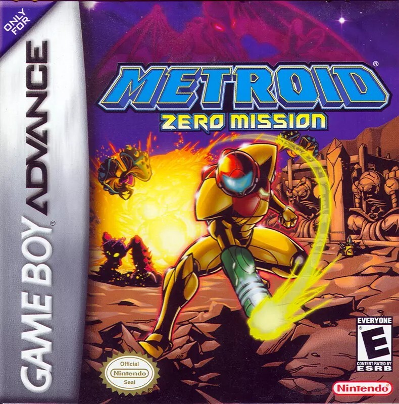 Metroid Zero Mission GBA Video Game Gameboy Advance 2004