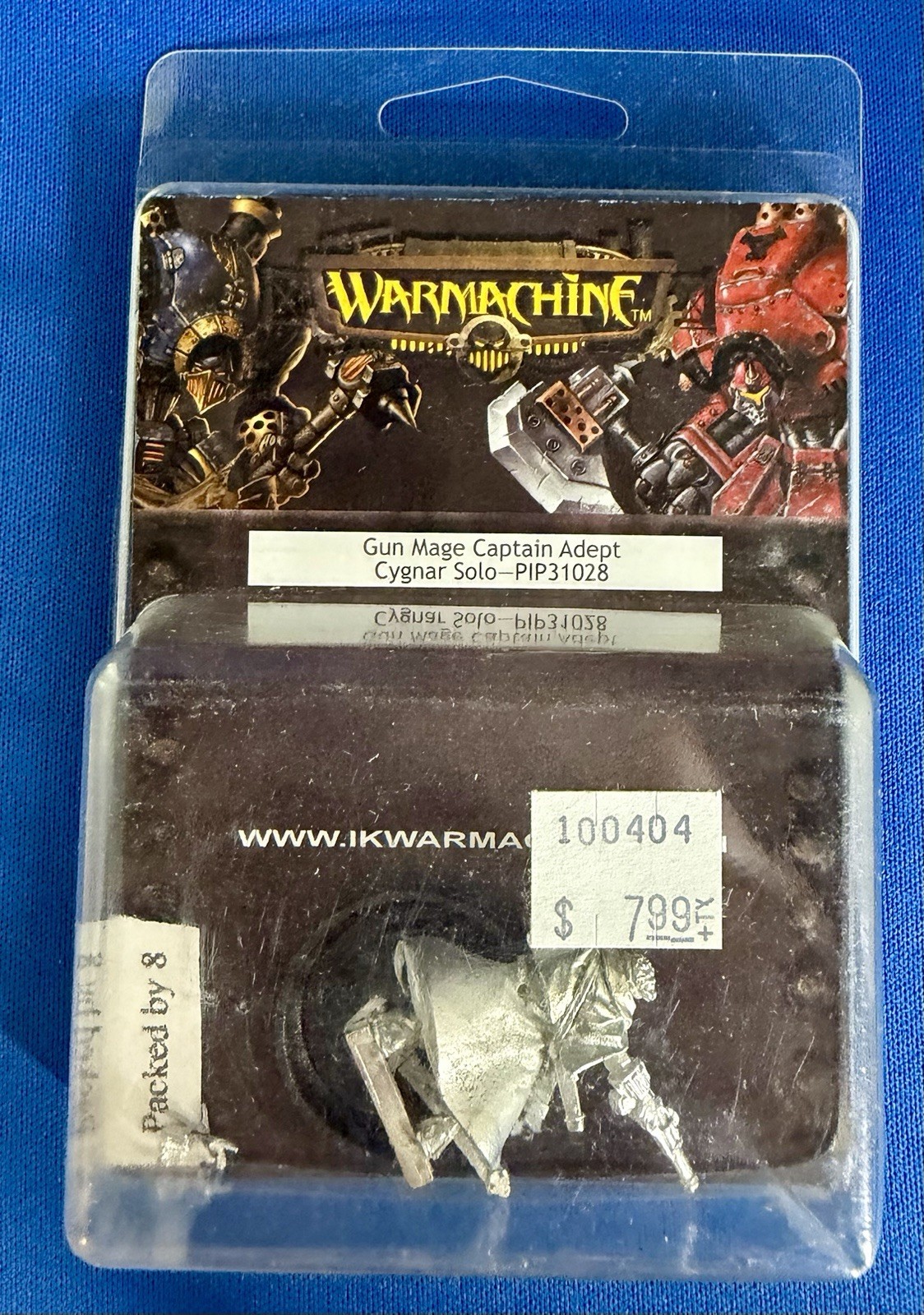 Gun Mage Captain Adept Arcane Tempest Solo Cygnar Warmachine PIP31028 NEW/SEALED