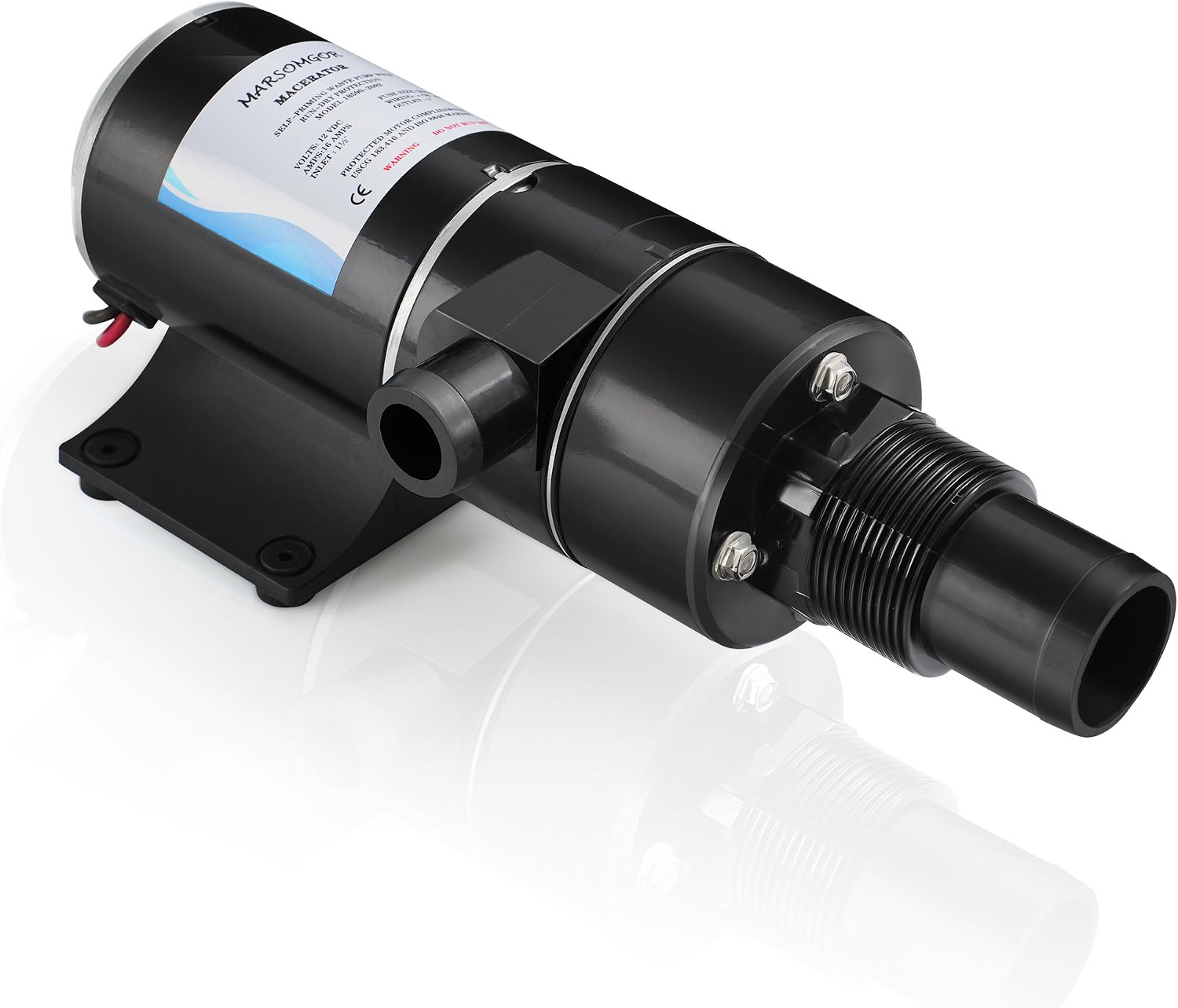 Macerator Pump for Jabsco 18590-2092, 12V 12GPM, Self Priming Macerator Waste Macerator Pump for Jabsco 18590-2092, 12V 12GPM, Self Priming Macerator Waste