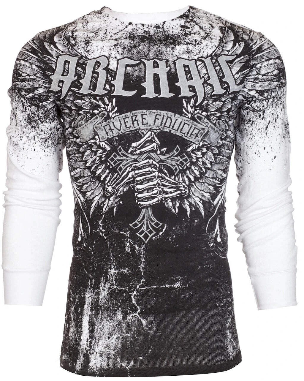 Archaic By Affliction Men's Thermal Shirt Holyman