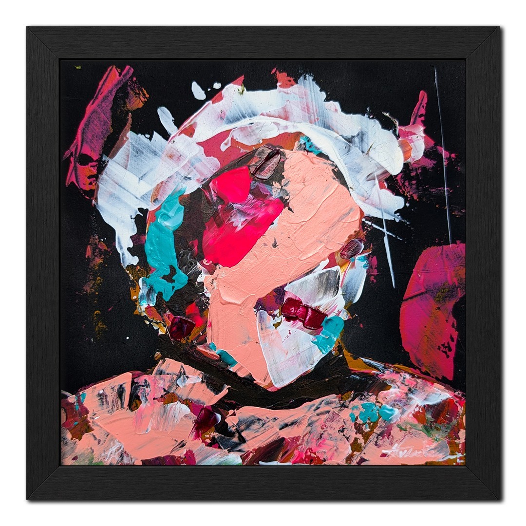 Ego Fears Infinity, Original Painting Modern Abstract Under Pressure, HAVLOCK
