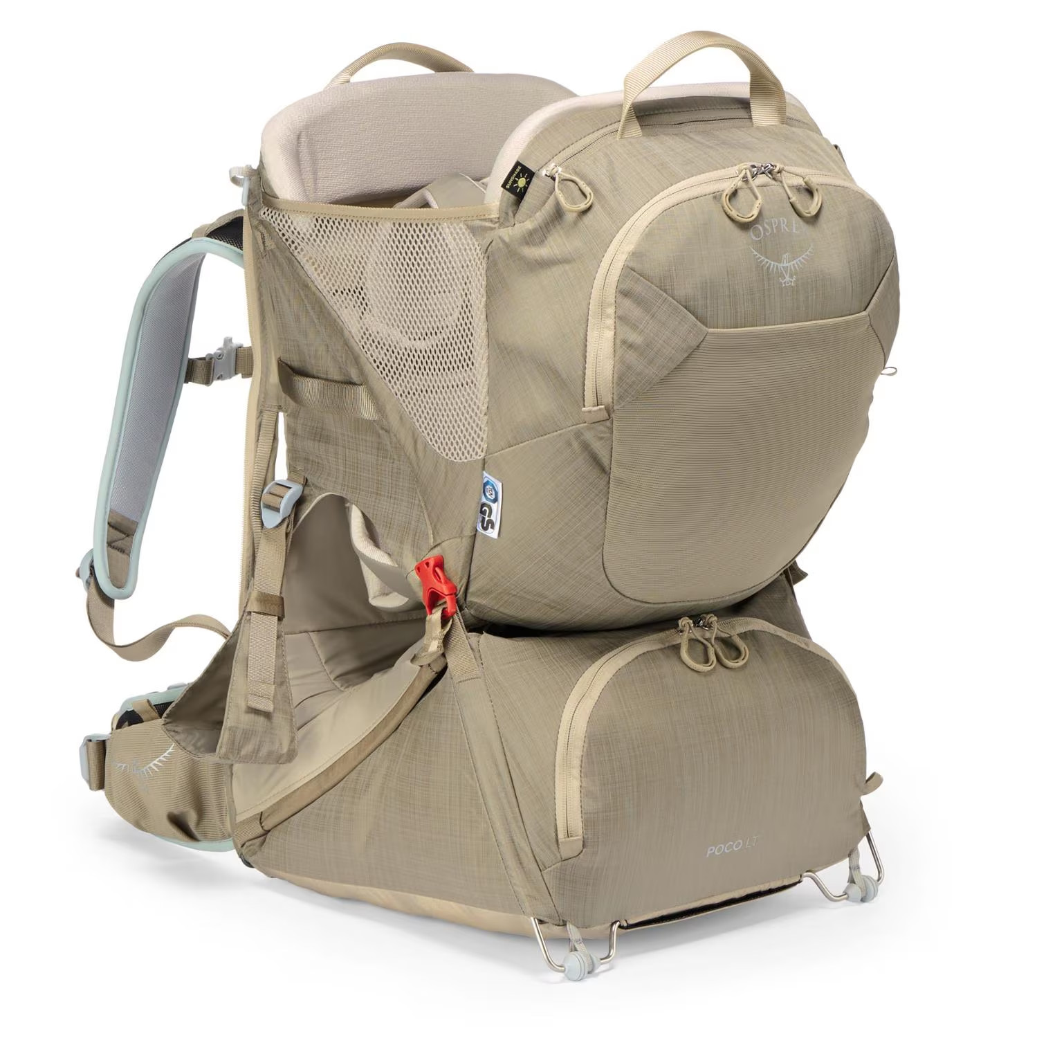 Osprey Poco LT Child Carrier 25L Hiking Backpack UPF 50 Sunshade