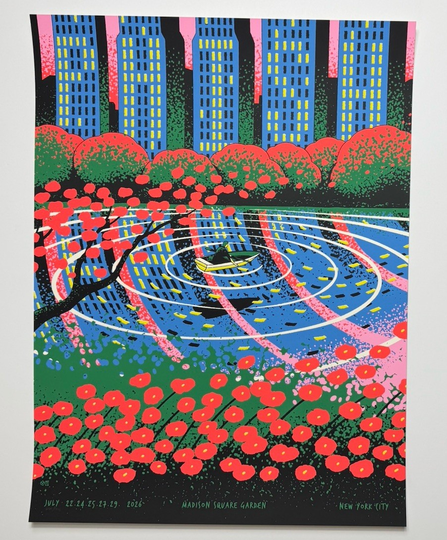 Phish Poster Madison Square Garden MSG NYC 2026 Official Silkscreen #’d Show Ed