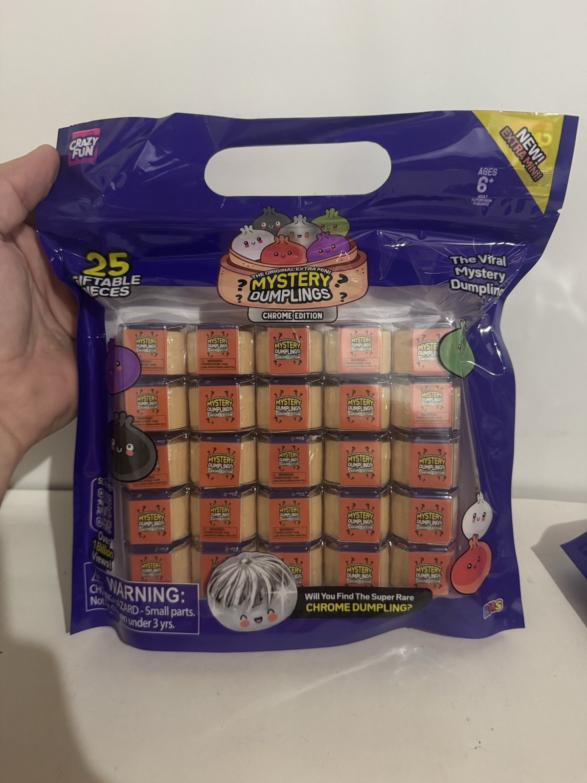 Authentic RMS Crazy Fun Extra Mini Dumpling Chrome Edition 2 Singles READ**** Authentic RMS Crazy Fun Extra Mini Dumpling Chrome Edition 2 Singles READ****