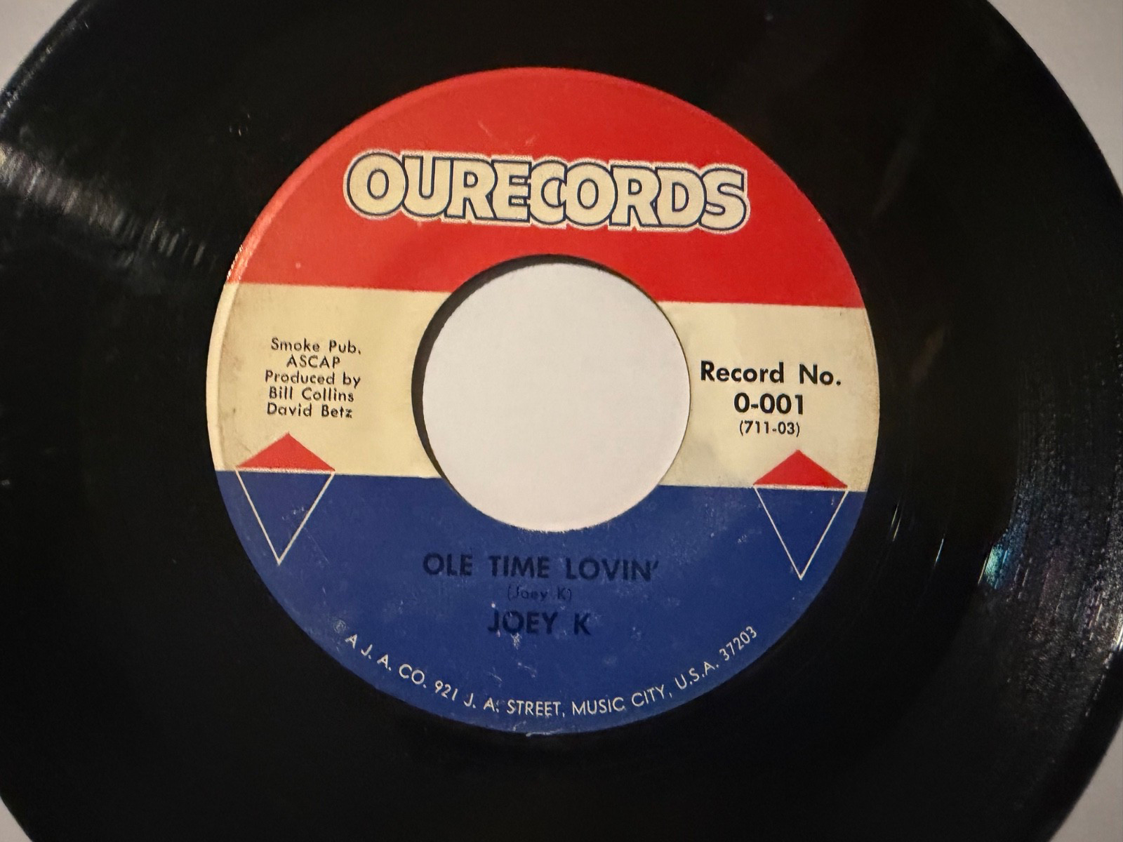 Unknown Private Rock 45 / Joey K \ Unknown Private Rock 45 / Joey K \