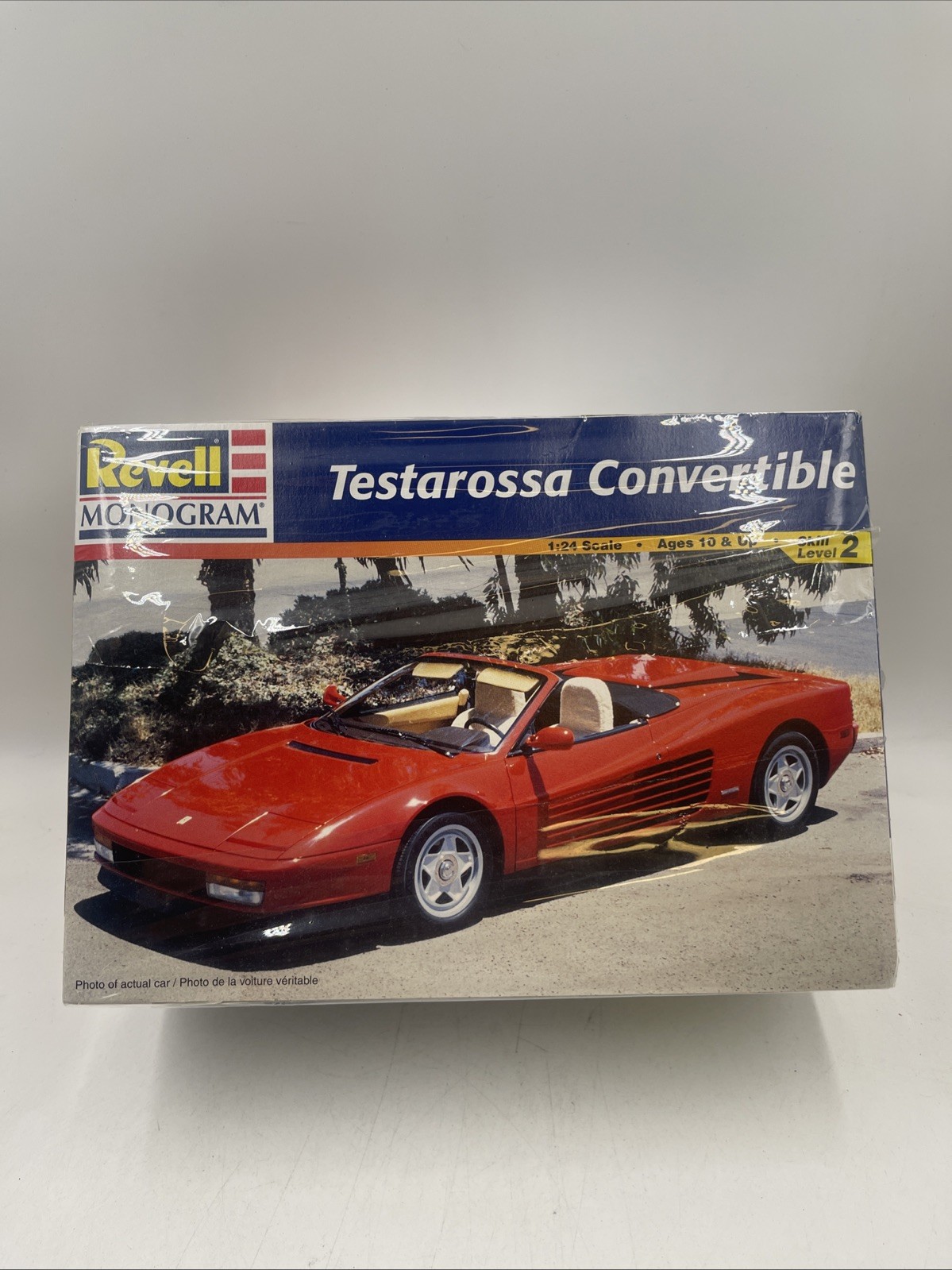 REVELL Monogram MODEL KIT TESTAROSSA CONVERTIBLE #85-2782 . . READ REVELL Monogram MODEL KIT TESTAROSSA CONVERTIBLE #85-2782 . . READ