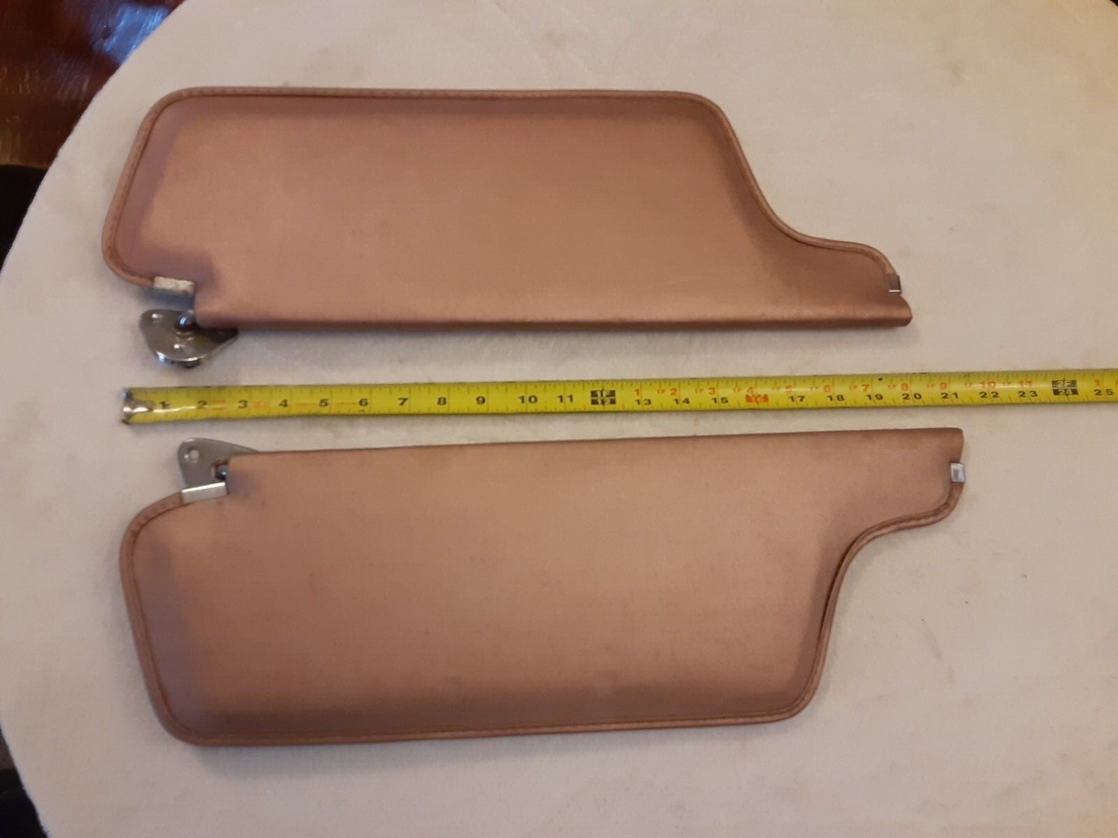 Vintage 1966 - 1968 Mopar C Body Chrysler Fury Sun Visors Part# 249992 and 24999