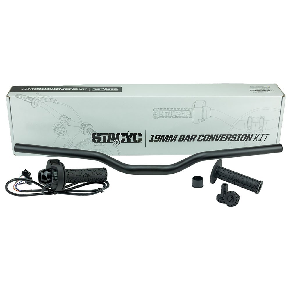 STACYC 19mm Mini Bar Conversion Kit Black 25.4mm