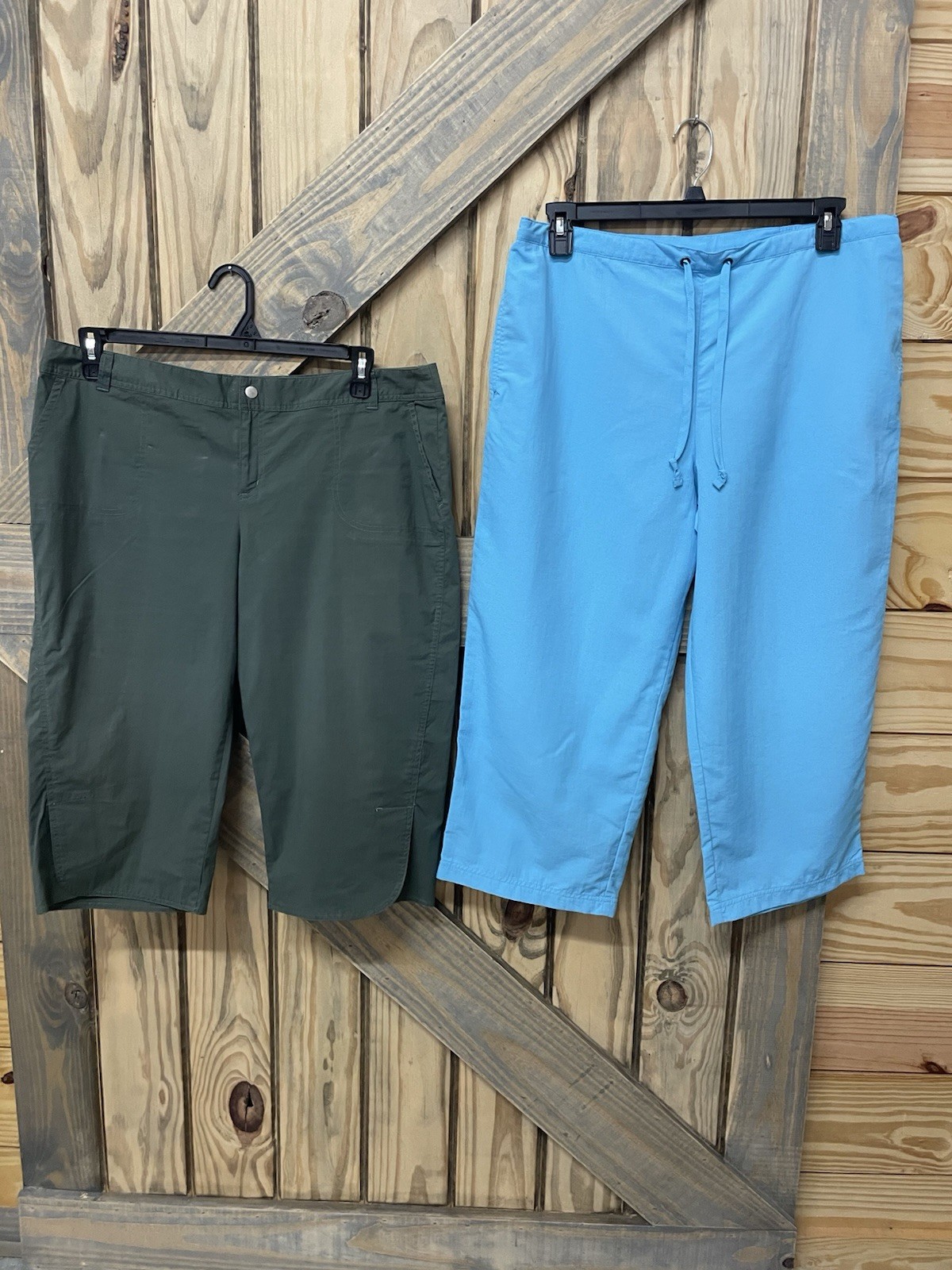 LL Bean/Merona crop pants size L/XL
