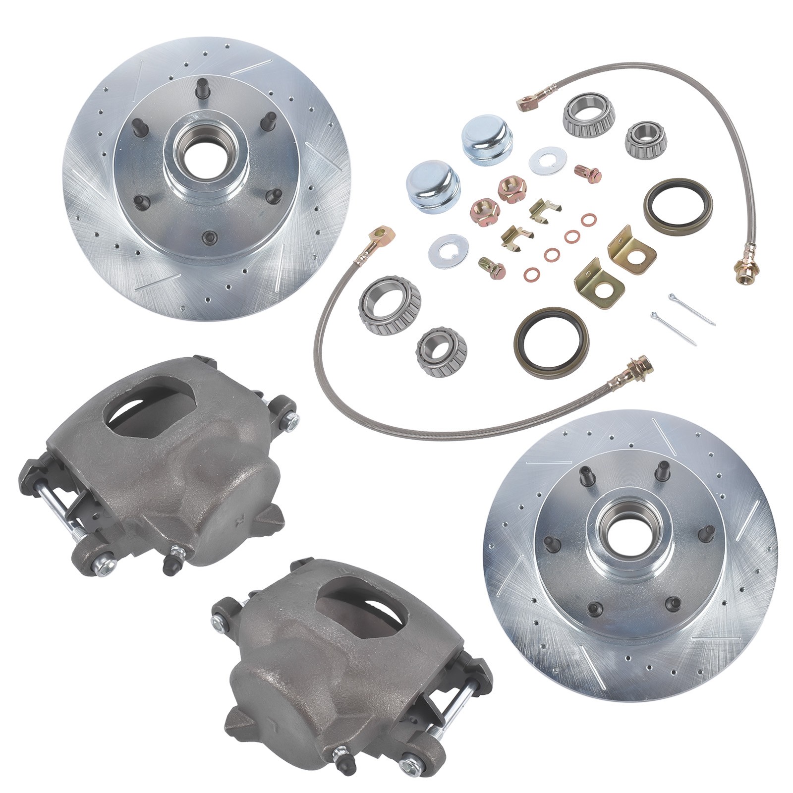 Front Disc Brake Conversion Component w/ 6 Lug for Chevy C10 Truck 1960-1970 New