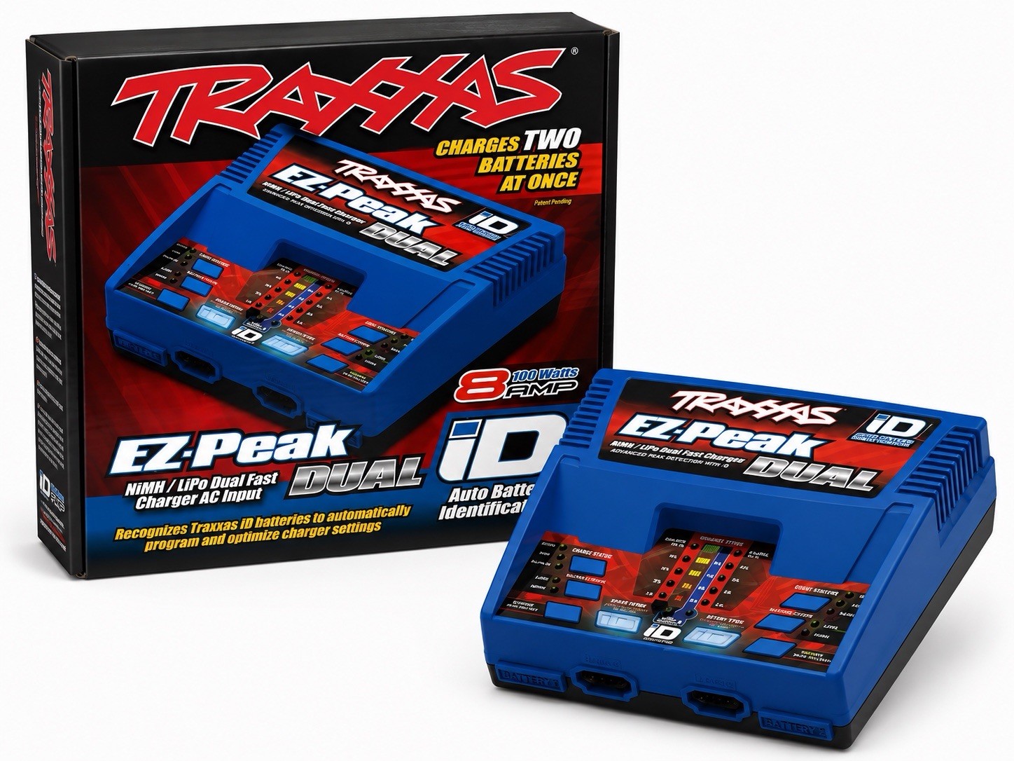 Traxxas 2972 EZ-Peak Dual Output LiPo NiMH NiCad Charger New