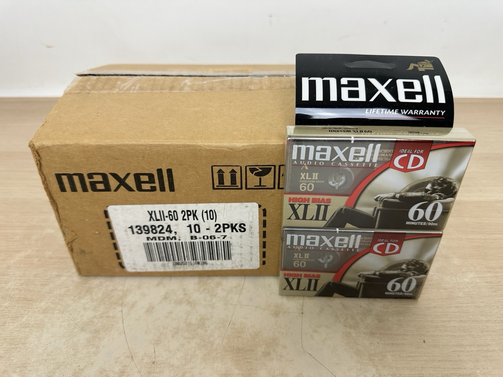 Maxell XLII 60 Min High Bias Cassette Tape Lot Of 20 NEW (10x 2PK): Ideal For CD Maxell XLII 60 Min High Bias Cassette Tape Lot Of 20 NEW (10x 2PK): Ideal For CD