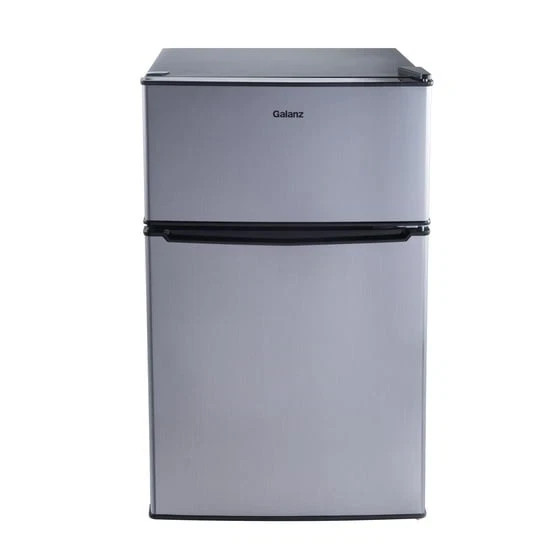 Galanz 3.1 Cu Ft Two Door Mini Fridge With Freezer Galanz 3.1 Cu Ft Two Door Mini Fridge With Freezer