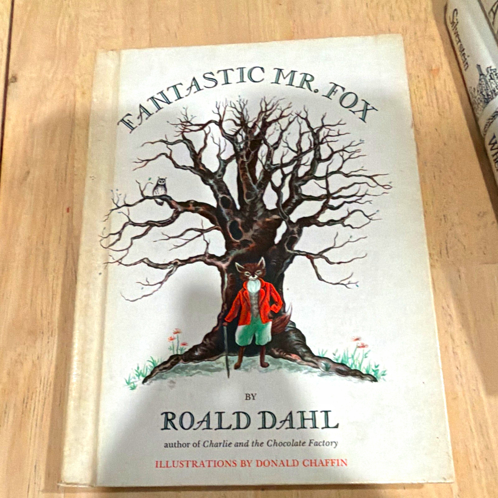 Roald Dahl Fantastic Mr. Fox 1970 Hardcover Illustrated DJ Alfred A. Knopf